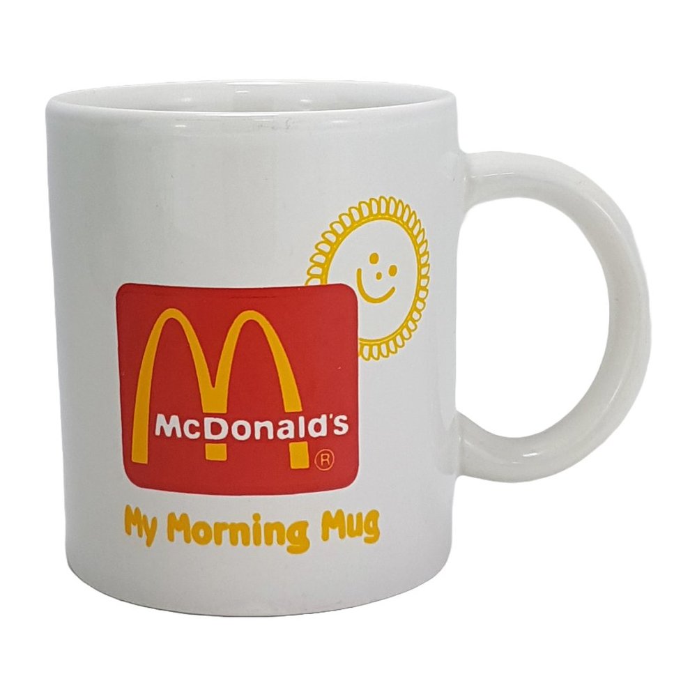 Vintage McDonalds Mug Teacup My Morning Mug Retro Collectible Restaurant Ceramic